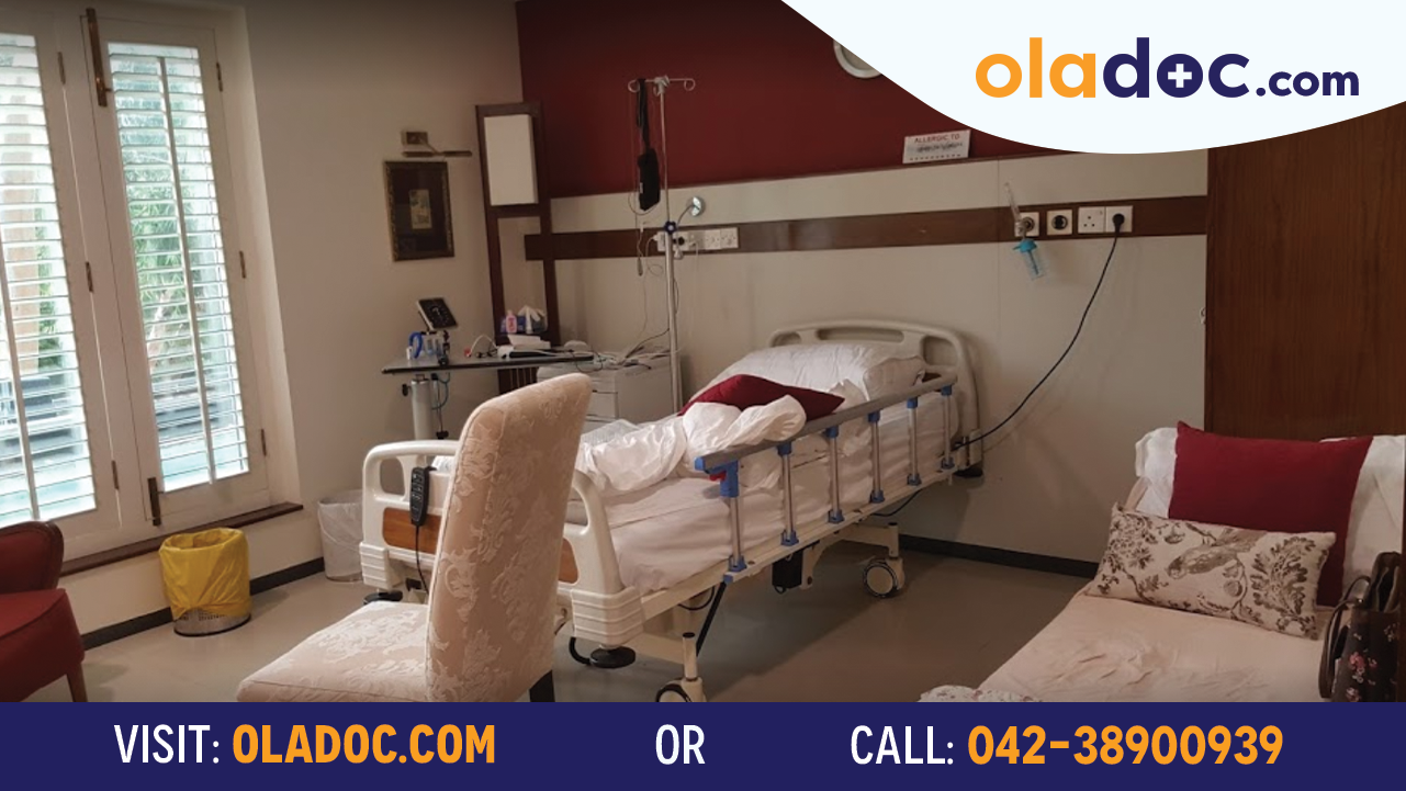 Ward at South City Hospital Karachi